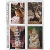 M115 10 feuillets de classement photos 10x15 cm fond transparent devant