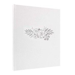 Livre d'Argent Wedding 21x25cm 80 pages au marquage argenté