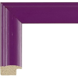 Cadre photo Fiesta violet baguette