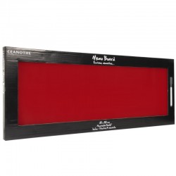 Mémo Board rouge 30x80 cm