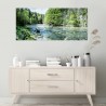 Tableau sur verre synthétique fleuve naturel ambiance