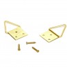Lot d'attaches triangulaires 16 mm Lot d'attaches triangulaires 16 mm