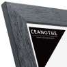 Cadre photo Karma noir baguette zoom