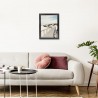 Cadre photo Karma noir 30x40 cm ambiance Cadre photo Karma noir 30x40 cm ambiance