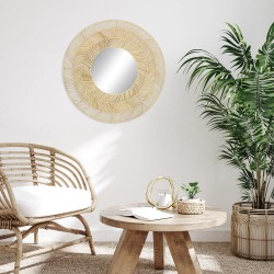 Miroir rond Indonesia 55 cm ambiance