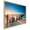 Tableau mural mat encadré sunset shot 65x97 cm biais