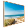 Tableau mural mat encadré plage des dunes 65x97 cm