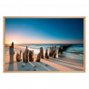 Tableau mural mat encadré sunset shot 65x97 cm face
