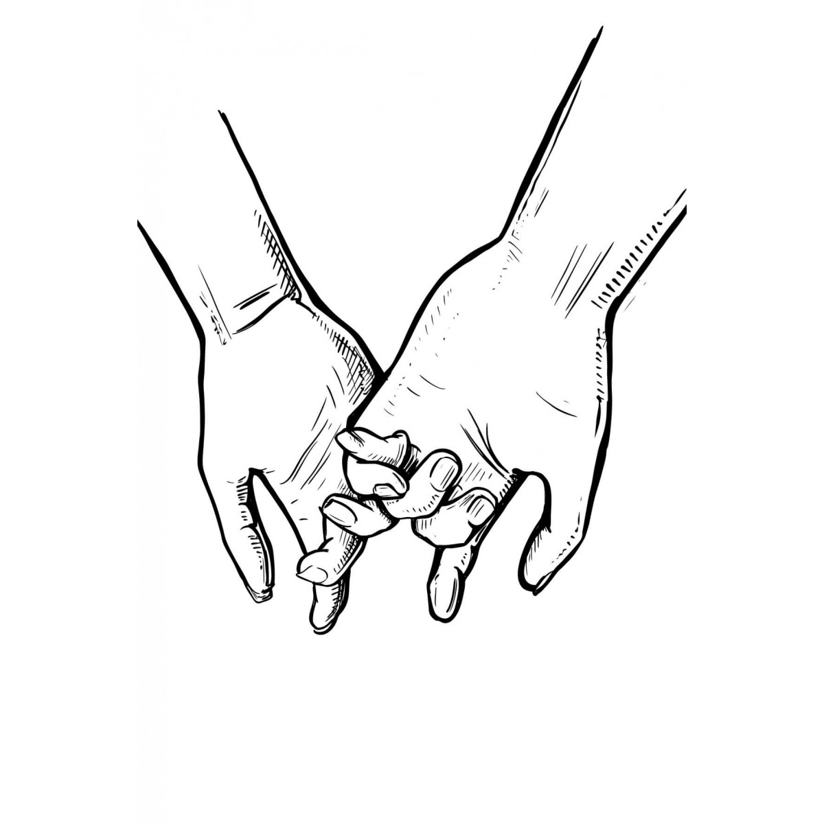 Tableau sur toile pinky promise 45x65 cm Tableau sur toile pinky promise 45x65 cm
