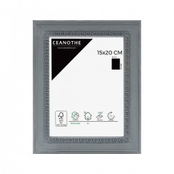Cadre photo Alma Gris 15x20 cm face