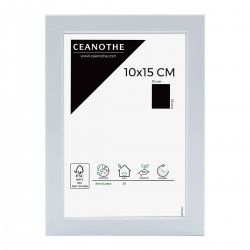 Cadre photo River blanc 10x15 cm face