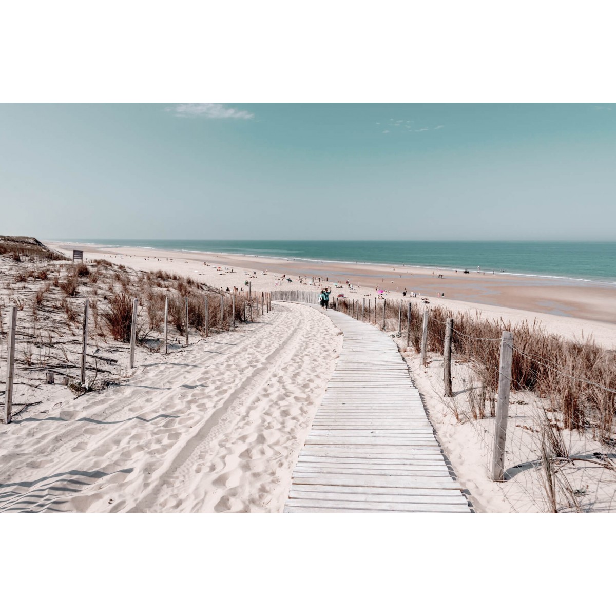 Tableau mural chemin de plage