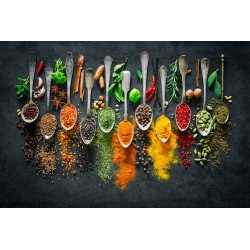 Tableau mural cuillères d'épices