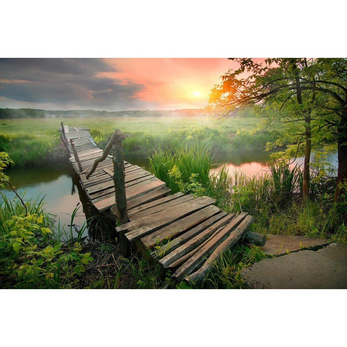 Tableau mural natural sunset Tableau mural natural sunset
