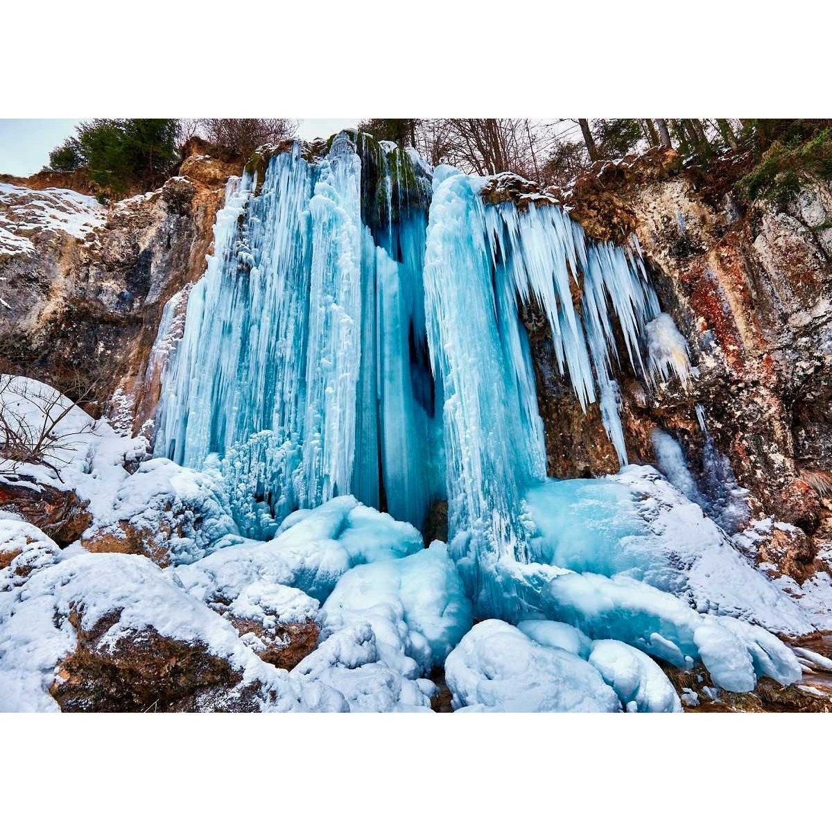 Tableau mural terre et glace