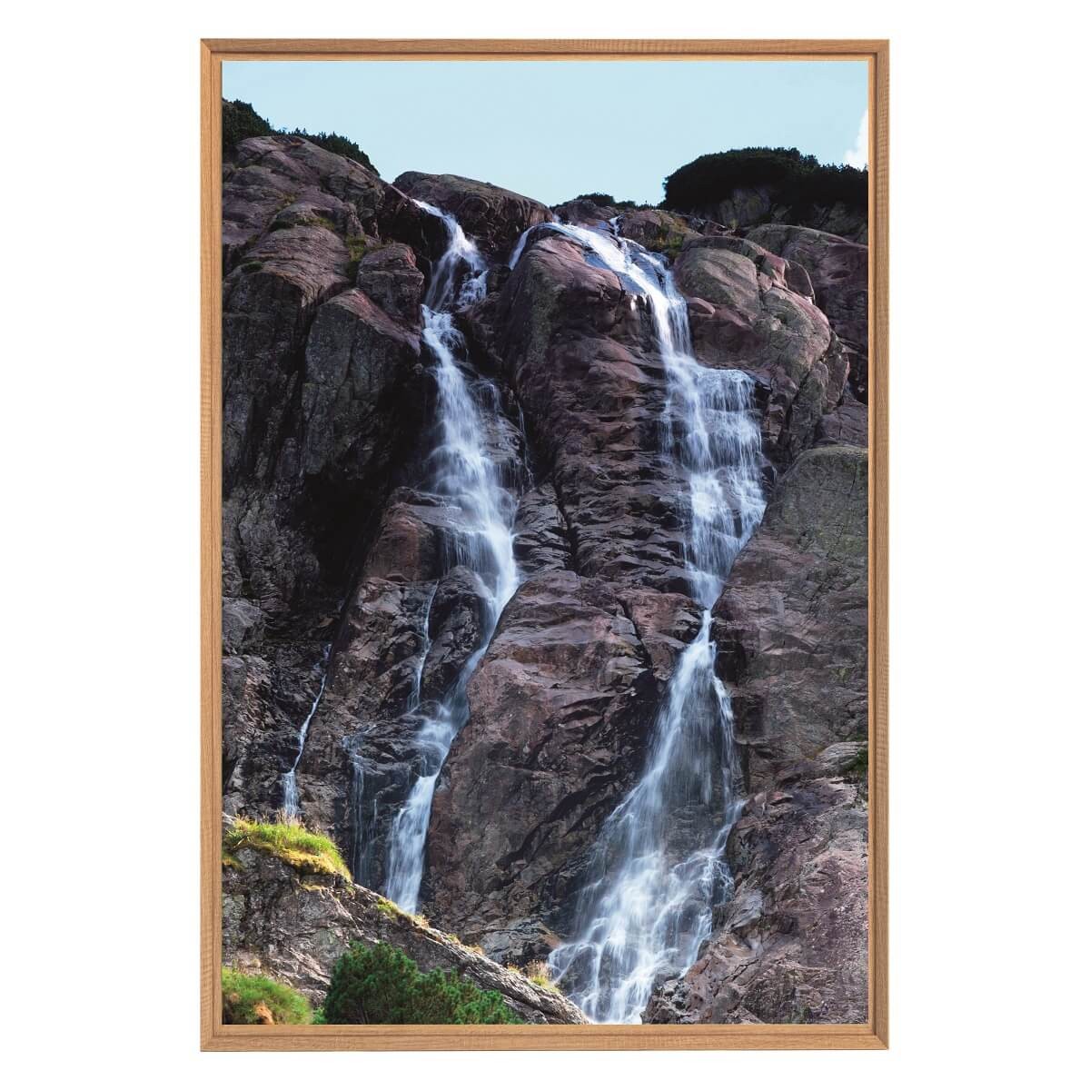 Tableau mural encadré cascade 65x97 cm Tableau mural encadré cascade 65x97 cm