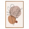 Tableau mural encadré fleur 65x97 cm