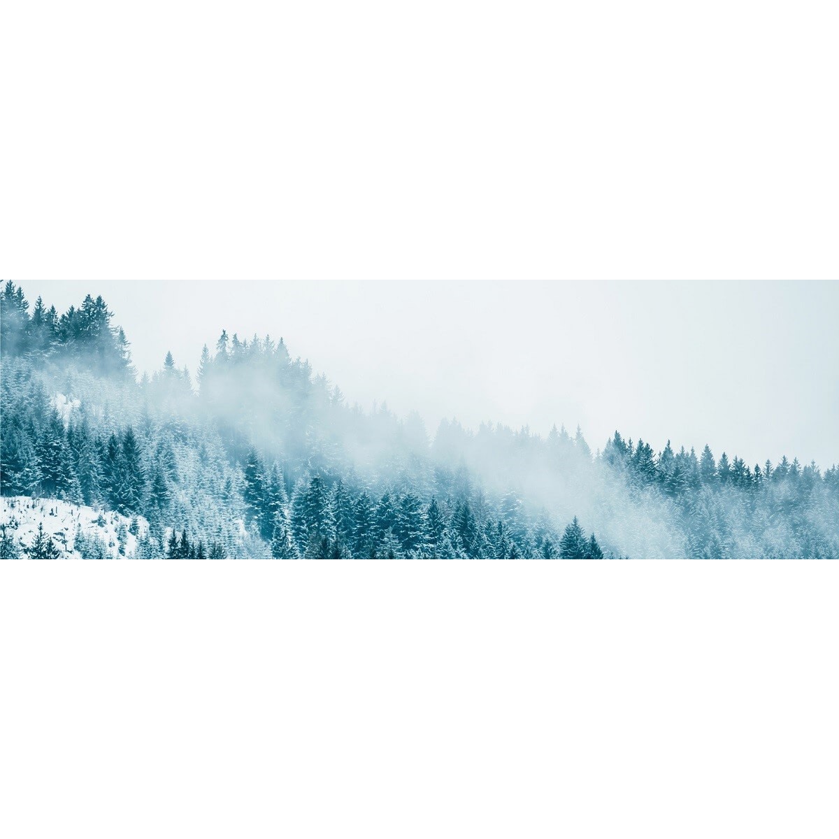 Tableau sur toile brume de montagne