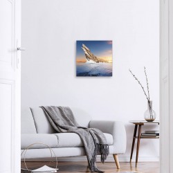 Tableau mural paysage éclatant 30 X 30 CM