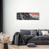 Tableau sur toile falaises d'Islande 30 X 97 CM