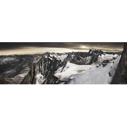 Tableau sur toile vallée de Chamonix