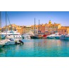 Tableau sur toile port de Saint-Tropez
