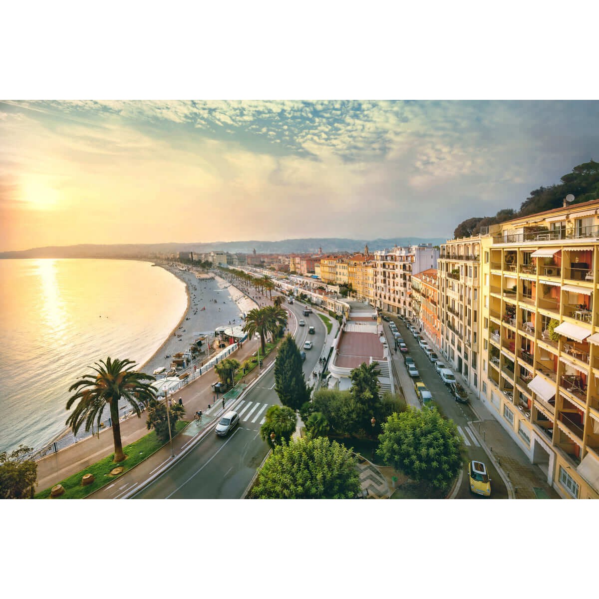 Tableau sur toile promenade des Anglais