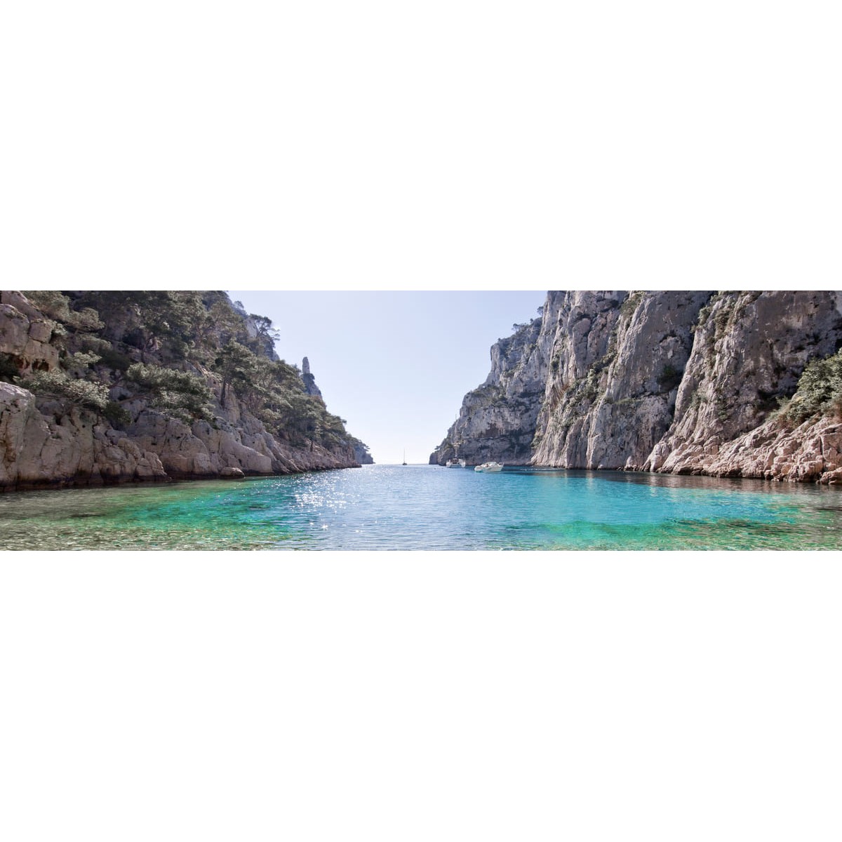 Tableau sur toile calanque d'En Vau 30x97 cm Tableau sur toile calanque d'En Vau 30x97 cm