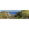 Tableau sur toile calanques de Vesse 30x97 cm