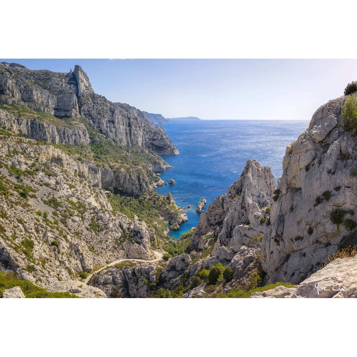 Tableau mural vue calanques