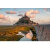 Tableau mural Mont-Saint-Michel 65x97 cm