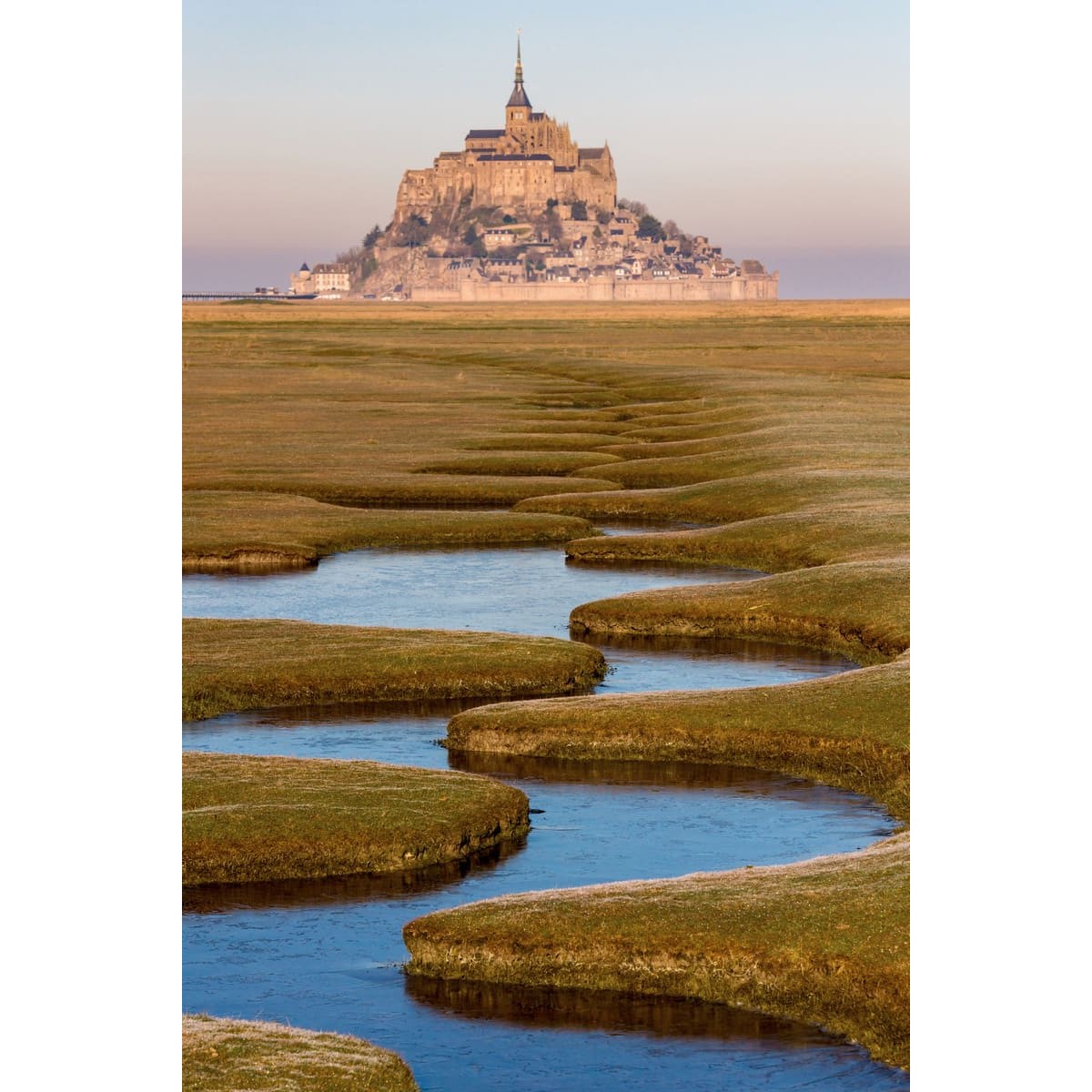 Tableau mural zizag Mont-Saint-Michel 65x97 cm