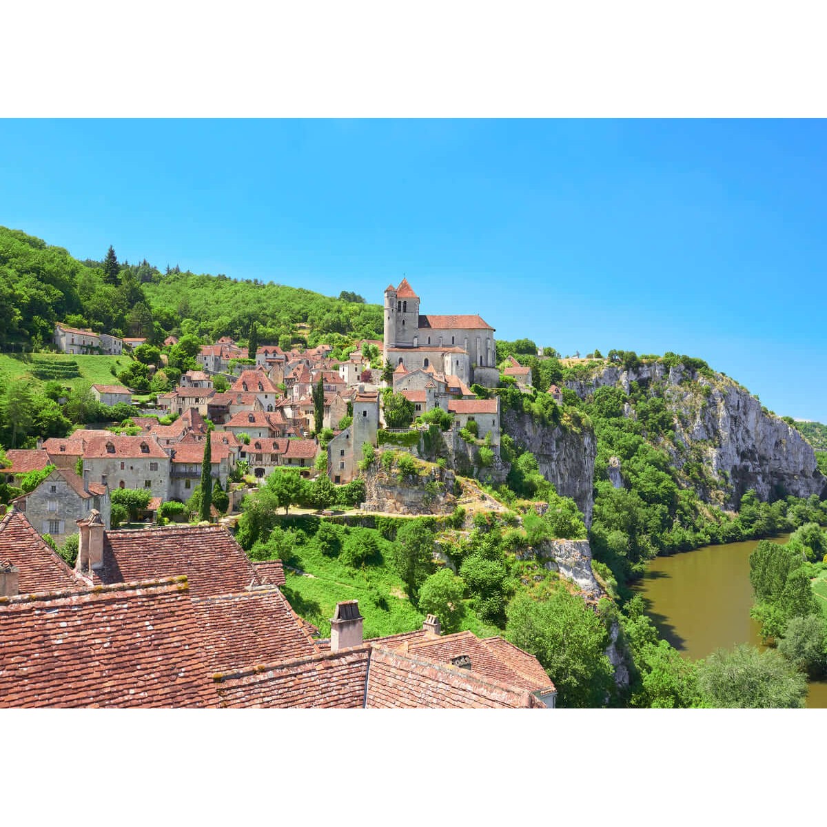 Tableau mural parc naturel du Quercy