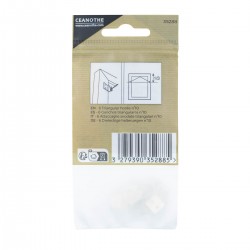 Lot de 6 attaches triangulaires 10 mm pour 1,5 Kg dos