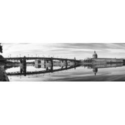 Tableau sur toile pont saint-Pierre Bordeaux 30x97 cm
