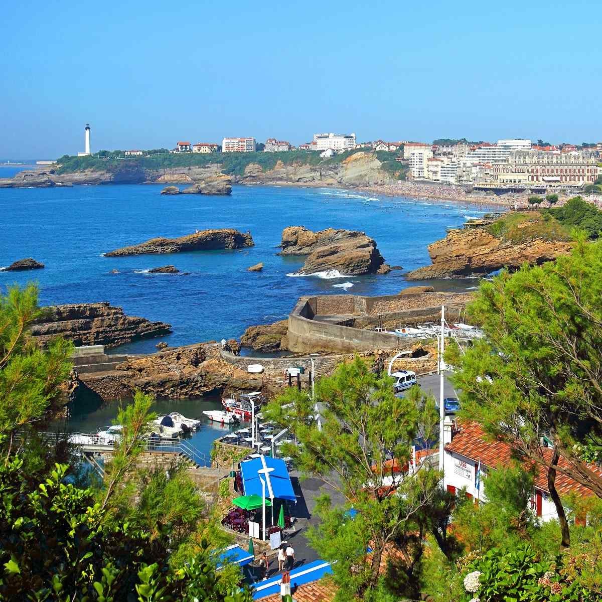 Tableau mural baie de Biarritz