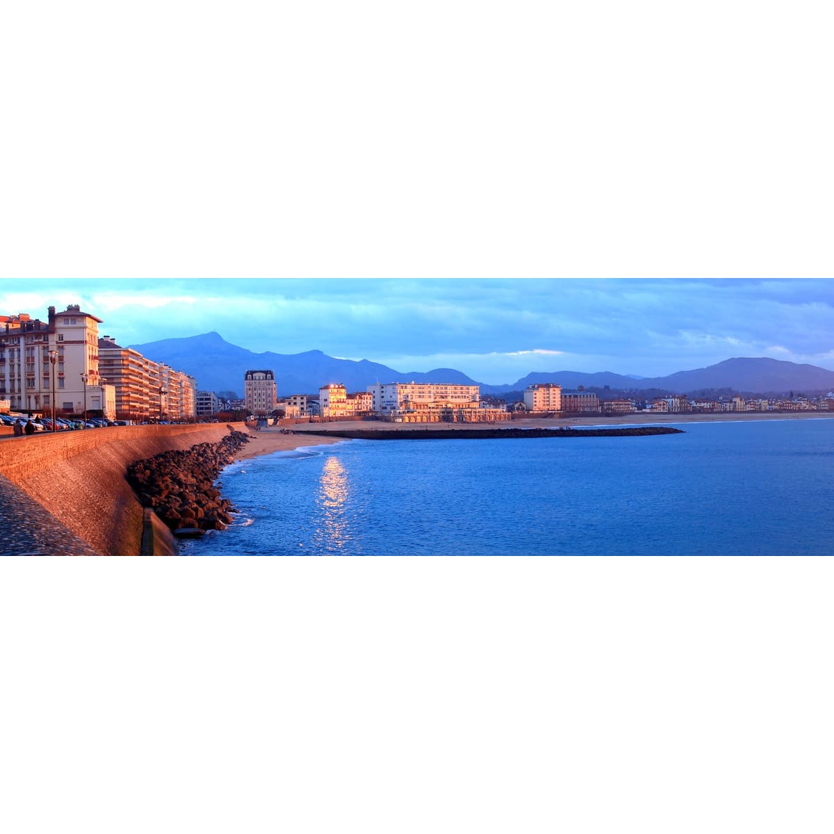 Tableau sur toile baie Saint-Jean de Luz