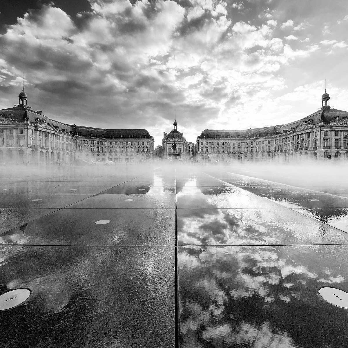 Tableau mural miroir place de la bourse Bordeaux