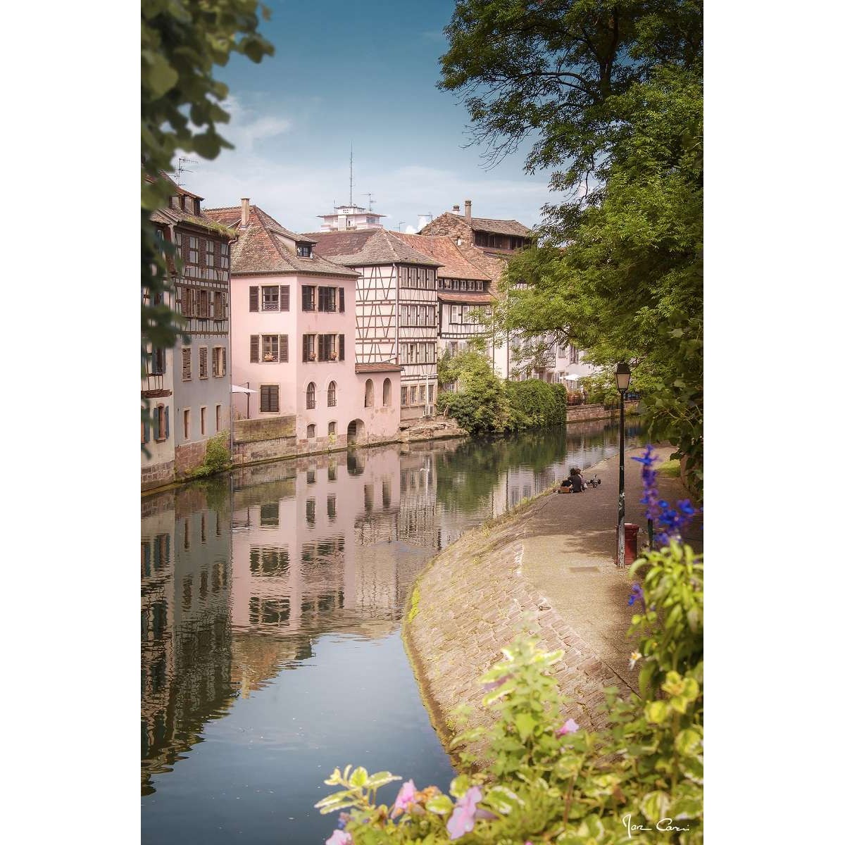 Tableau mural quai de l'Ill Strasbourg