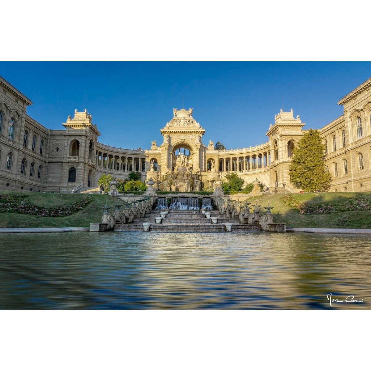 Tableau mural fontaine Longchamp Marseille