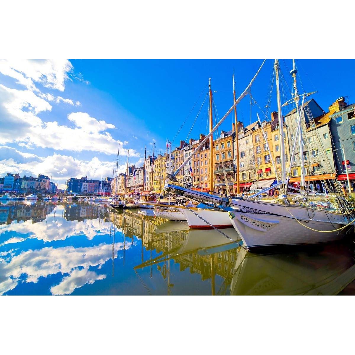 Tableau mural port Honfleur 65x97 cm Tableau mural port Honfleur 65x97 cm