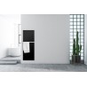 Sèche-serviettes électrique Allure noir 45x120 cm