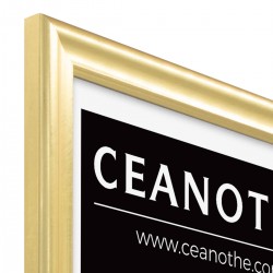 Cadre photo Julia doré 40x50 cm verre acrylique angle