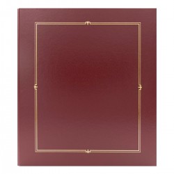 Album photo pochettes Cordoue Bordeaux 400 photos 11,5x15 cm face