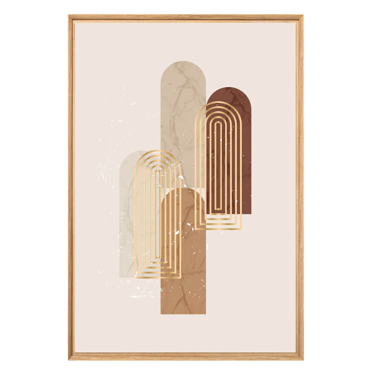 Tableau mural encadré filet or 65x97 cm Tableau mural encadré filet or 65x97 cm
