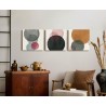 Tableau mural zoom rond ambiance