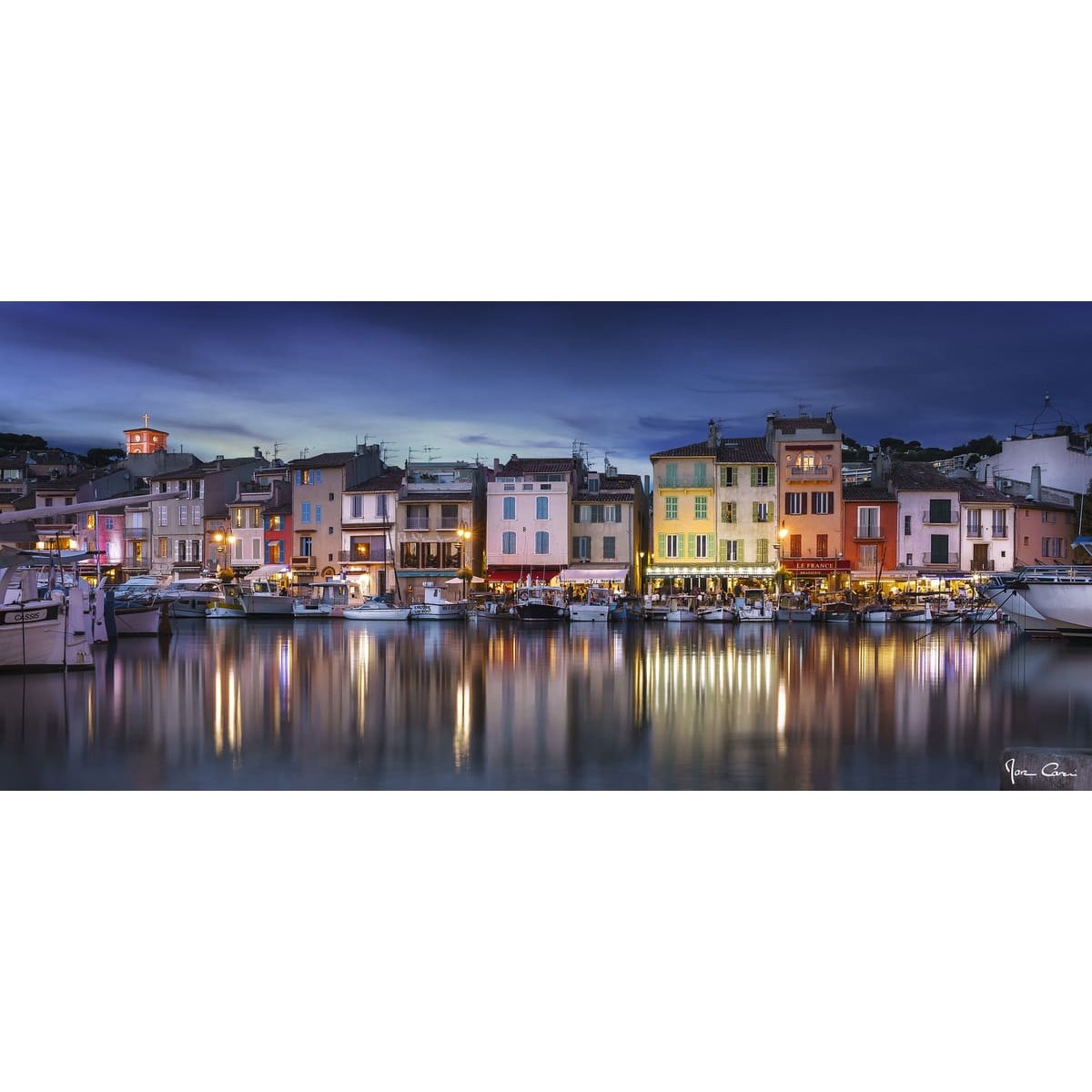 Tableau sur verre synthétique panorama Cassis 65x145 cm Tableau sur verre synthétique panorama Cassis 65x145 cm