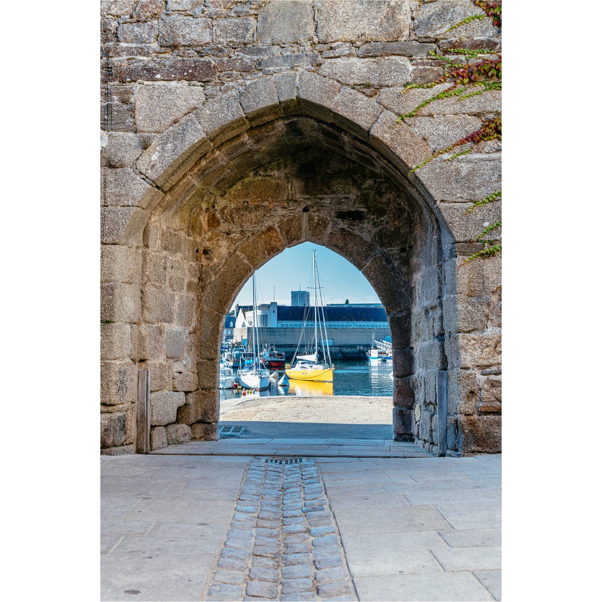 Tableau sur toile fortification Concarneau 30x45 cm