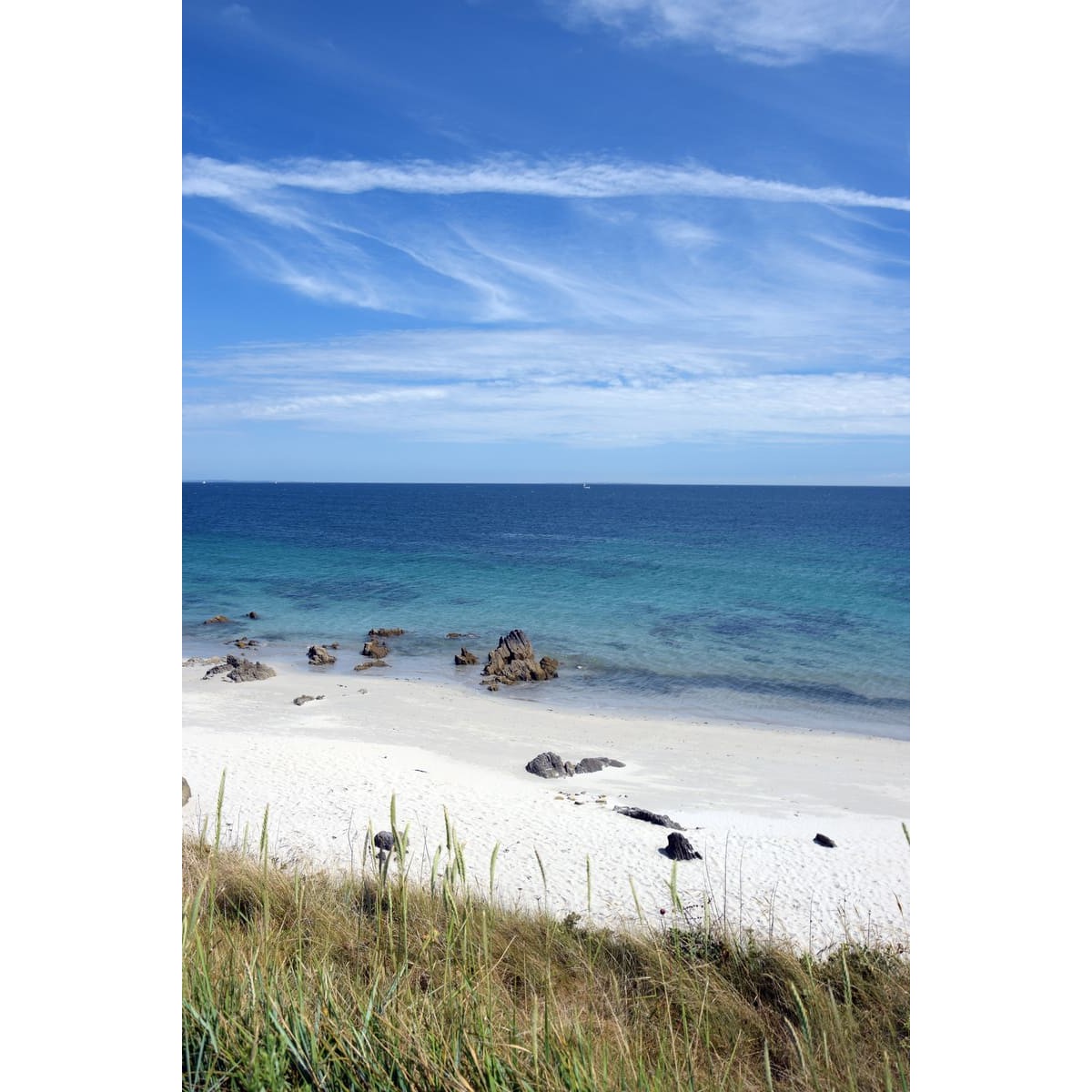 Tableau sur toile plage Nevez 30x45 cm Tableau sur toile plage Nevez 30x45 cm