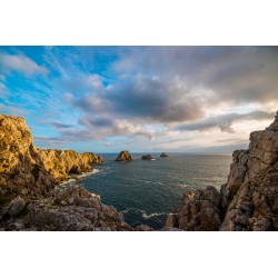 Tableau sur toile presqu'île du Crozon 65x97 cm